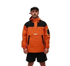 5 WATERPROOF Pullover Jacke Orange M