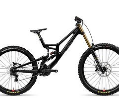 Santa Cruz Bicycles V10 10.8 Carbon CC DH X01 Gr.: XL Gloss Black Sparkle Modell 2024