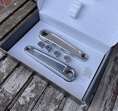 NSB Talon Pinion C/P/SmartShift Kurbel 165mm silber eloxiert