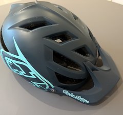 Troy Lee Designs A1 MIPS Helm, Dark Blue/Turquoise, M/L