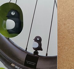 Bone Ventilkappen Figur Charakter Pinguin lustig