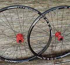 Panchowheels Rage 29 custom RED enduro laufradsatz, NEU