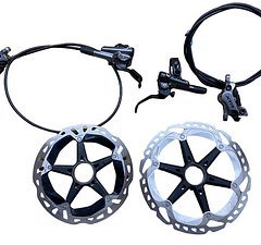 Shimano XTR M9120 4 Kolben Bremsen Set inkl. Ice Tech 180/203mm Scheiben