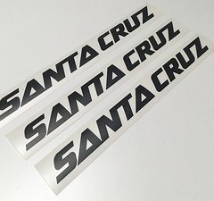Santa Cruz Bicycles NOMAD V4 BRONSON MEGATOWER HIGHTOWER HECKLER DECALS AUFKLEBER STICKER HOCHLEISTUNGFOLIE SCHWARZ MATT