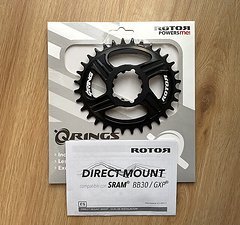 Rotor Q-Rings / Sram Direct Mount Kettenblatt Oval 32T