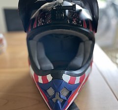 O'Neal O‘Neil Full Face Mountainbike Helm + GoPro Halterung