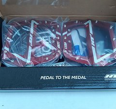 Ht Components ANS08 Leap Flat Pedal - rot