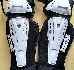 IXS HAMMER Knieprotektoren MTB Knee Guards white XL wie NEU