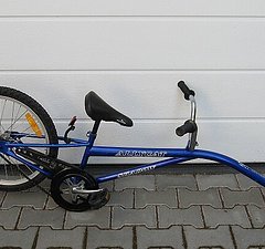 Allycat Nachläufer Slipstream Tandemanhänger Fahrradanhänger, 20" Laufrad