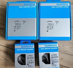 Shimano GRX ST-RX600 + BR-RX400 Disc 2 x 11-fach Set