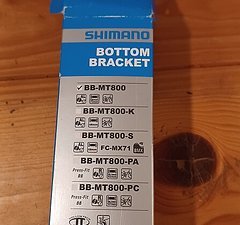 Shimano BB-MT800 Hollowtech II Innenlagen