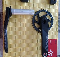 SRAM XX1 EAGLE KURBEL carbon NEU 175mm 32T AXS Design