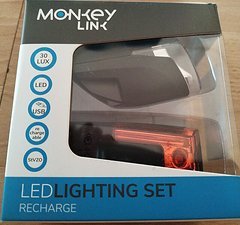 Monkey Link 30 Lux LED Lightning Set V+H Beleuchtungset ohne Adapter