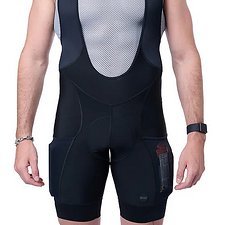 Red cargo bib shorts 2Xl eher xl. Gravel Rennrad XC