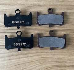 Hayes Dominion A4 Bremsbeläge Semi-Sinter nagelneu