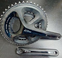 Shimano 105 Kurbelgarnitur 2x11 170mm 50/34 Zähne FC-5800