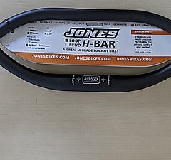 Jones H-Bar Butted 2.5 Loop Aluminum 710 mm - Schwarz