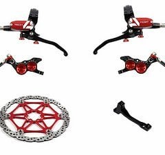 Hope Tech Tech 4V4 E-Bike Bremsenset 203mm v+h / Vented Disc / NEU!