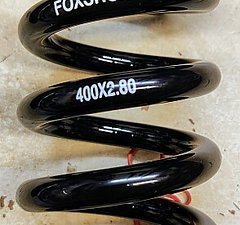 Fox Racing Shox Stahlfeder 400lbs für 65 mm Hub