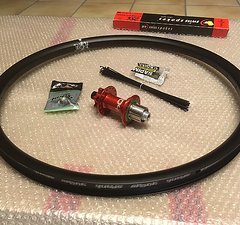 Spank Spoon 32 Hinterrad 26" mit Hope Pro 4 Trial/ Singlespeed Nabe 135/142