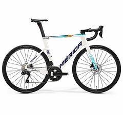 Merida REACTO 6000 Aerorennrad Di2 2x12 2024 Pearl/Teal Carbon Ne