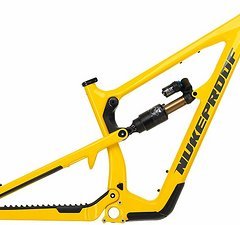 Nukeproof Mega 275 Carbon Rahmen - ohne Dämpfer - yellow - Größe XXL