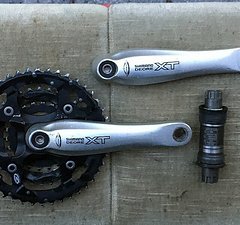 Shimano XT 3-fach Kurbel FC-M752 Hollowtech 44/32/22 Octalink Kurbelarm 175mm