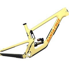 Santa Cruz Bicycles Nomad 6 Carbon CC MX Gloss Marigold Yellow Rahmen Gr:M 2024