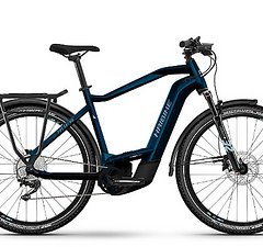 Haibike E-Bike Trekking 8 High Gloss Blue Silver - Größe 62- SONDERPREIS