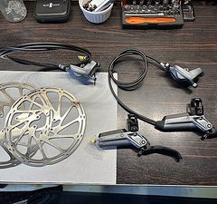 SRAM Code Bronze Stealth 4 Kolben Bremse inkl. 200/180