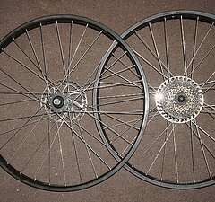 Alexrims 26"  DM24 Disc Laufradsatz MTB Dirtbike 8-fach Räder Dirt