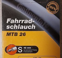 Continental Schlauch MTB 26 x 1,75 - 2,5 Presta  --- NEU