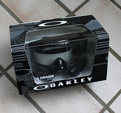Oakley O-Frame Jet Black Clear Lens MX Brille