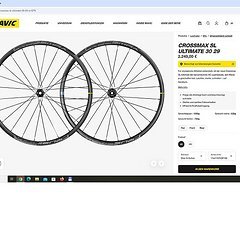 Mavic Crossmax SL ultimate 30 30mm 29' boost  carbon NEU