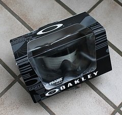 Oakley O-Frame Matt Black Clear Lens MX Brille
