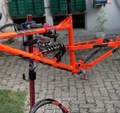 Nicolai G15 Rahmen & Bauteile Größe L inklusive EXT Storia Lok V3 (Chris Porter / Mojo Tune)