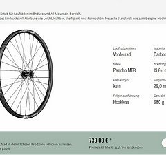 Panchowheels DEFY Carbon Felgen 27,5 Zoll