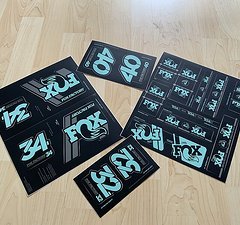 Fox Sticker 2019 Decal Set Heritage Federgabel und Dämpfer Aufkleber Mint