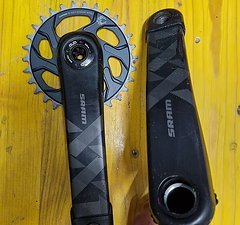 SRAM XX1 Eagle DUB 175mm Kurbel inkl 30t Kettenblatt