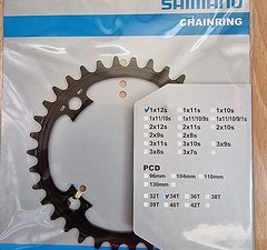 Shimano SM-CRE8012 Kettenblatt 34 Zähne