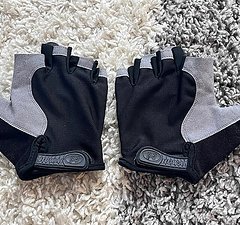 No-Name Radhandschuhe Handschuhe GEL Rad Gr. 10 schwarz grau Herren TOP