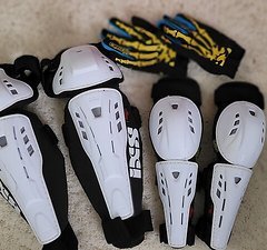IXS Knie/Schienbeinschoner. + Ellenbogenprotektoren Gr XS