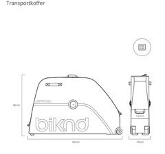 Biknd Jetpack Transporttasche Flugzeug, Bahn etc.