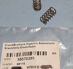 Crankbrothers Highline Actuator Spring / Feder (2x) incl. Versand