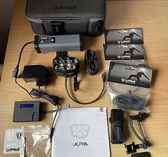 Lupine Alpha 8100 Lumen Helmlampenset + Extras