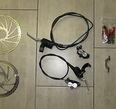 Magura kompletter Satz Gustav M mit Scheiben, Schrauben, Sattelhaltern etc.