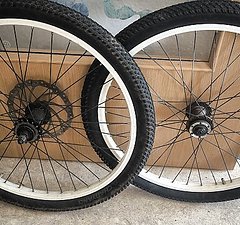 Unbekannter Hersteller Laufradsatz 24 Zoll Disc 6 Loch Singlespeed