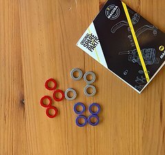 Magura Blenden-Ring Kit für 4-Kolben Zange (purple, rot, silber)
