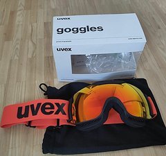 Uvex Downhill 2000 S CV Skibrille Goggle schwarz-orange neu