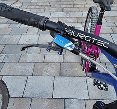 Hope Tech Tech 4 V4 mit Hope Vented Disc Schwarz Blau
